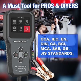 KINGBOLEN BM520 battery tester is based on 10 battery standards