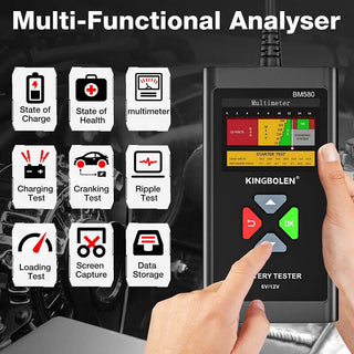 KINGBOLEN BM580 Battery analyzer has more functions