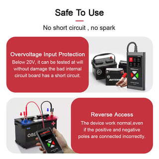 KINGBOLEN BM580 2-IN-1 car battery tester