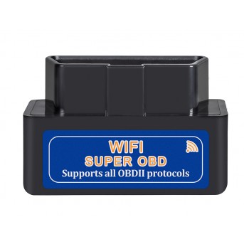 10 Pieces New Arrival V1.5 Black Version mini ELM327 wifi OBD2 Auto Diagnostic Scanner ELM 327 OBDII car Tester Tool 