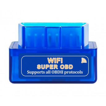 10 Pieces PIC18F25K80 Chip Blue version Super OBD2 ELM327 WIFI V1.5 Hardware Stable Function WIFI Module Works Android/iOS mini ELM 327 WI-FI scanner