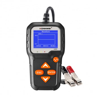 Konnwei Kw650 Battery Tester 12V 6V Car Motorcycle Battery System Analyzer 2000CCA Charging Cranking Test Tools for The Car