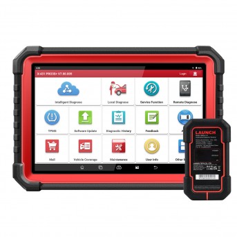 LAUNCH® X431 PRO3S+ V5.0 10.1’ INCH Full System Car Diagnostic Tools with CAN FD, OBD/OBD2 Full System Scanner & Topology Map