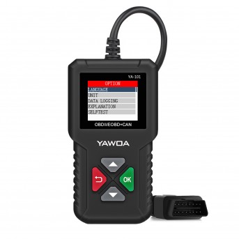 Ediag YA101 YA-101 OBDII/EOBD 16Pin Code Reader graph datastream USB update OBD2 Diagnostic Tool PK Cr3001 om123 ad310 elm327