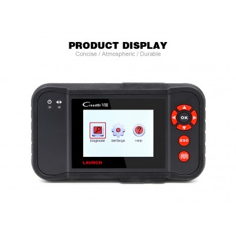 LAUNCH X431 obd2 code reader Scanner Creader VIII 8 Auto diagnostic Tool for ENG/ABS/SRS/AT+Oil/EPB/SAS reset pk CRP129 NT614