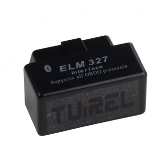 10 Pieces Super MINI ELM327 Bluetooth Version OBD2 Diagnostic Scanner Software V2.1 (Black) 