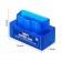 10 Pieces PIC18F25K80 Chip Blue version Super OBD2 ELM327 WIFI V1.5 Hardware Stable Function WIFI Module Works Android/iOS mini ELM 327 WI-FI scanner