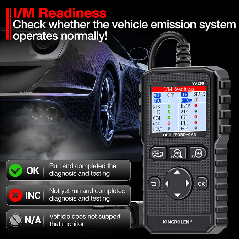 KINGBOLEN YA200 OBD2 Scanner Car Code Reader