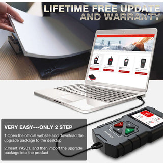 KINGBOLEN YA201 Enhanced OBD2 Scanner with Full OBD2 Functions,lifetime free update