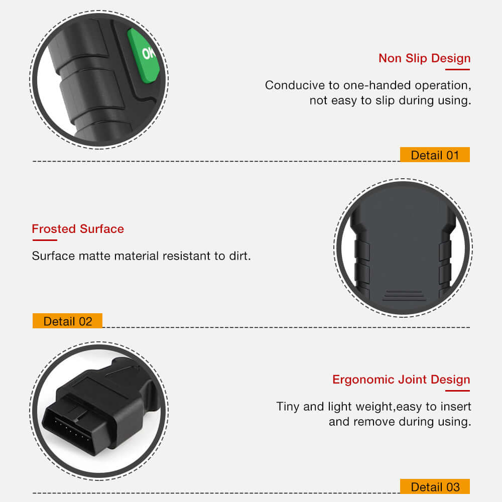 KINGBOLEN YA201 Enhanced OBD2 Scanner with Full OBD2 Functions,more details