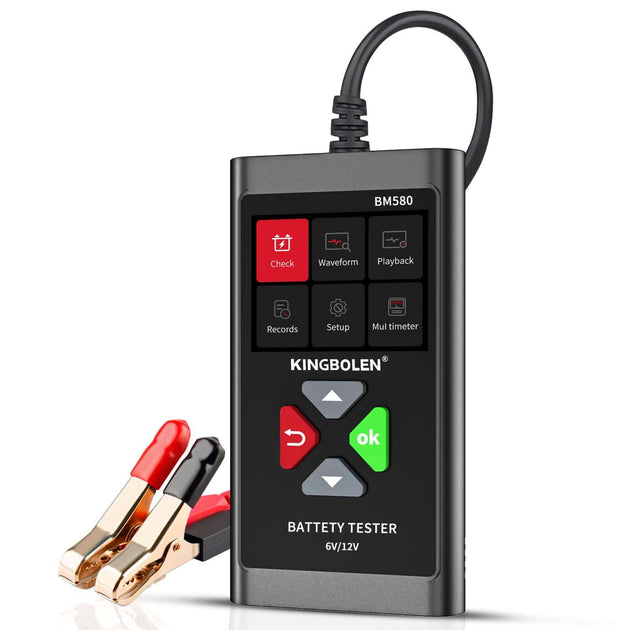 KINGBOLEN BM580 6V 12V Car Battery Tester